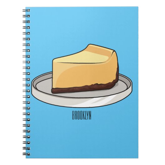 Afbeelding van de Cheesecake-cartoon Notitieboek (Voorkant)