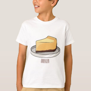 Afbeelding van de Cheesecake-cartoon T-shirt