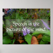 Afbeelding van de geest wijsdom greenery poster (Voorkant)