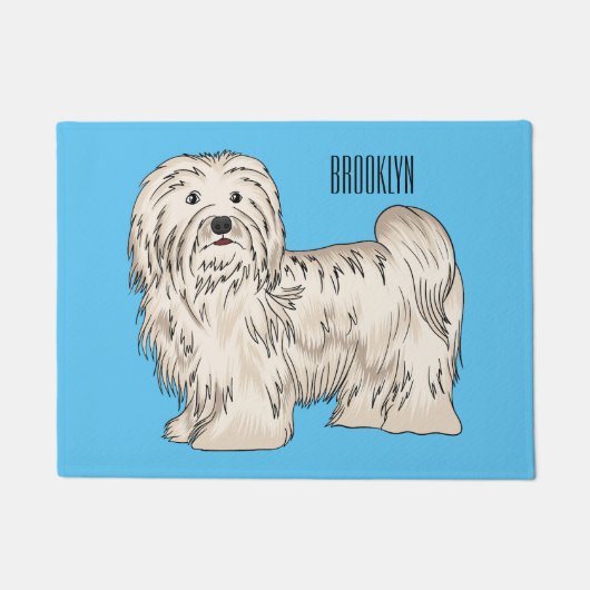 Afbeelding van de Havanese cartoon Deurmat (Voorkant)