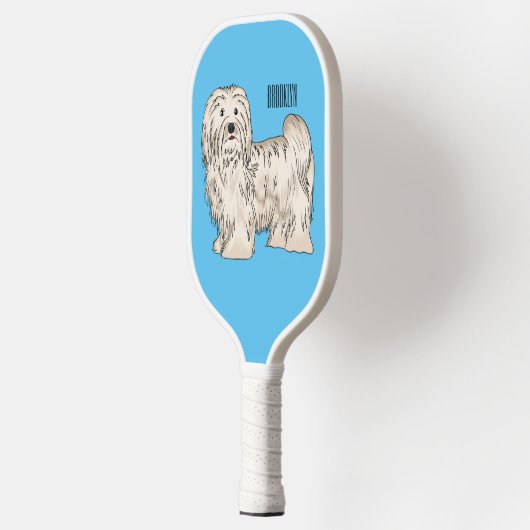 Afbeelding van de Havanese cartoon Pickleball Paddle (Links)