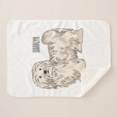 Afbeelding van de Havanese cartoon Sherpa Deken (Voorkant (horizontaal))