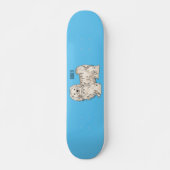 Afbeelding van de Havanese cartoon Skateboard (Voorkant)