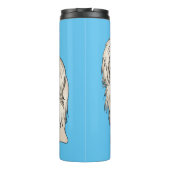 Afbeelding van de Havanese cartoon Thermosbeker (Achterkant)