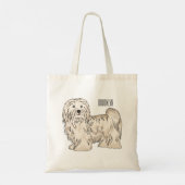 Afbeelding van de Havanese cartoon Tote Bag (Achterkant)