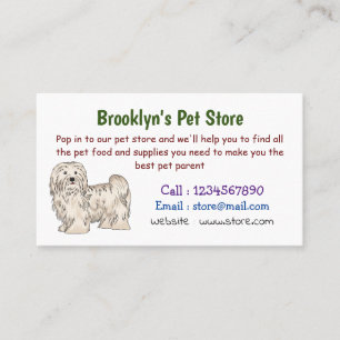 Afbeelding van de Havanese cartoon Visitekaartje