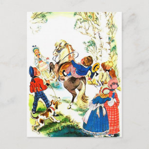 afbeelding van de Horseback-rider Briefkaart