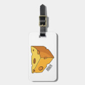 Afbeelding van de kaascartoon bagagelabel (Voorkant verticaal)
