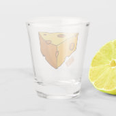 Afbeelding van de kaascartoon shot glas (Achterkant)
