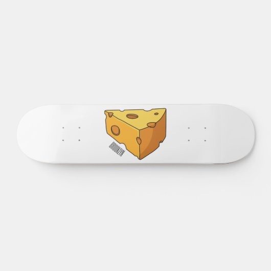 Afbeelding van de kaascartoon skateboard (Horizontaal)