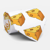 Afbeelding van de kaascartoon stropdas (Opgerold)