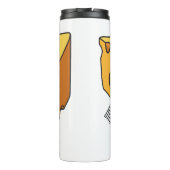 Afbeelding van de kaascartoon thermosbeker (Achterkant)