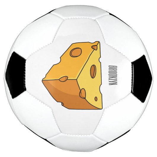 Afbeelding van de kaascartoon voetbal (Gedraaid)