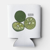 Afbeelding van de Kaffir-limoen Blikjeskoeler (Achterkant)