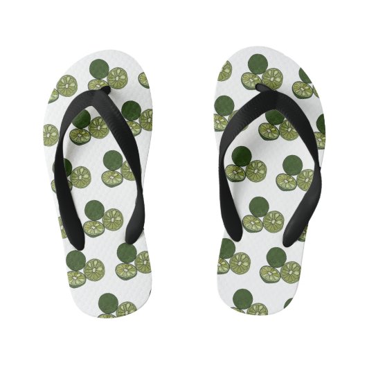 Afbeelding van de Kaffir-limoen Kinder Teenslippers (Voetbed)