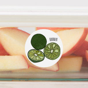 Afbeelding van de Kaffir-limoen Labels