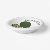 Afbeelding van de Kaffir-limoen Papieren Kommen (Gebogen)