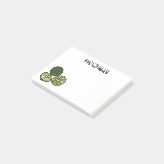 Afbeelding van de Kaffir-limoen Post-it® Notes (Schuin)