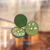 Afbeelding van de Kaffir-limoen Raamsticker (Vel 2)