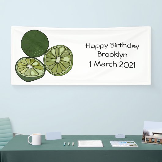 Afbeelding van de Kaffir-limoen Spandoek (Beurs)