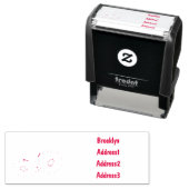 Afbeelding van de Kaffir-limoen Zelfinktende Stempel (In situ)