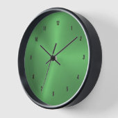 Afbeelding van de metalen groene achtergrondklok (Hoek)