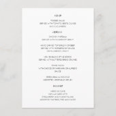 Afbeelding van de Mode Groom en Bride Menu (Achterkant)