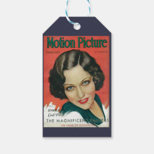 Afbeelding van de motie februari 1931 Gloria Swans Cadeaulabel