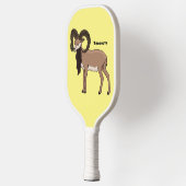 Afbeelding van de Mouflon-geit Pickleball Paddle (Links)