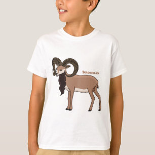 Afbeelding van de Mouflon-geit T-shirt