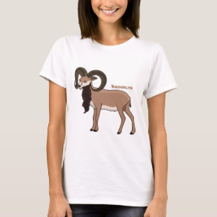 Afbeelding van de Mouflon-geit T-shirt