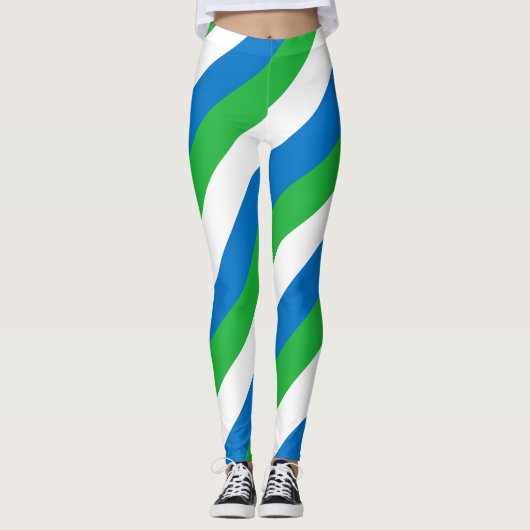 Afbeelding van de nationale vlag van Sierra Leone Leggings (Voorkant)