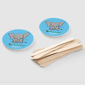 Afbeelding van de schattige baby-olifant cartoon handwaaier (Niet-gemonteerd)