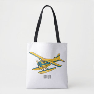 Afbeelding van de Seaplane cartoon Draagtas