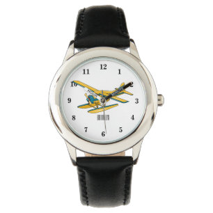 Afbeelding van de Seaplane cartoon Horloge