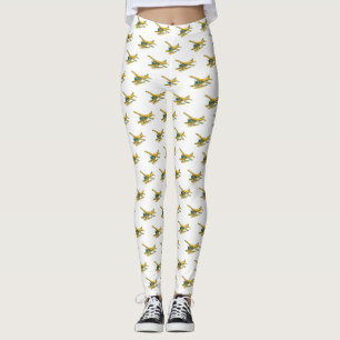 Afbeelding van de Seaplane cartoon Leggings
