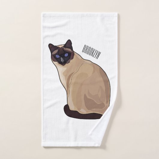 Afbeelding van de Siamese cartoon Bad Handdoek (Handdoek)