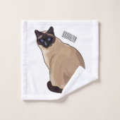 Afbeelding van de Siamese cartoon Bad Handdoek (Wasdoekje)