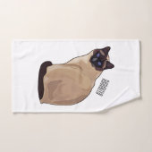 Afbeelding van de Siamese cartoon Bad Handdoek (Handdoek)