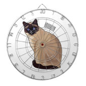 Afbeelding van de Siamese cartoon Dartbord (Voorkant)