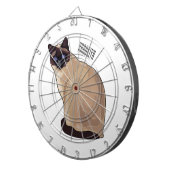 Afbeelding van de Siamese cartoon Dartbord (Voorkant Rechts)