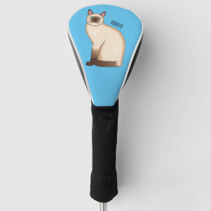 Afbeelding van de Siamese cartoon Golfheadcover