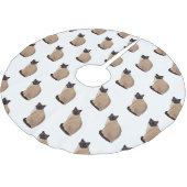 Afbeelding van de Siamese cartoon Kerstboom Rok (Gekanteld)