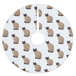 Afbeelding van de Siamese cartoon Kerstboom Rok