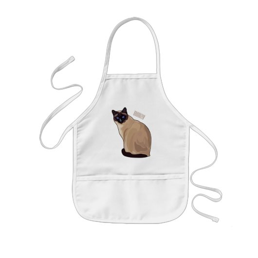 Afbeelding van de Siamese cartoon Kinder Schort (Voorkant)