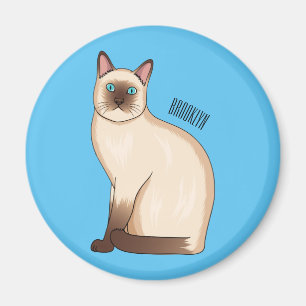 Afbeelding van de Siamese cartoon Magneet