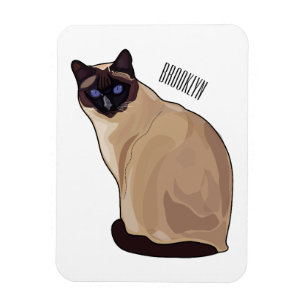 Afbeelding van de Siamese cartoon Magneet
