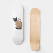 Afbeelding van de Siamese cartoon Skateboard (Voorkant)