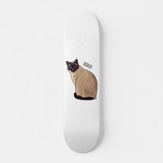 Afbeelding van de Siamese cartoon Skateboard (Voorkant)