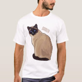 Afbeelding van de Siamese cartoon T-shirt (Voorkant)
